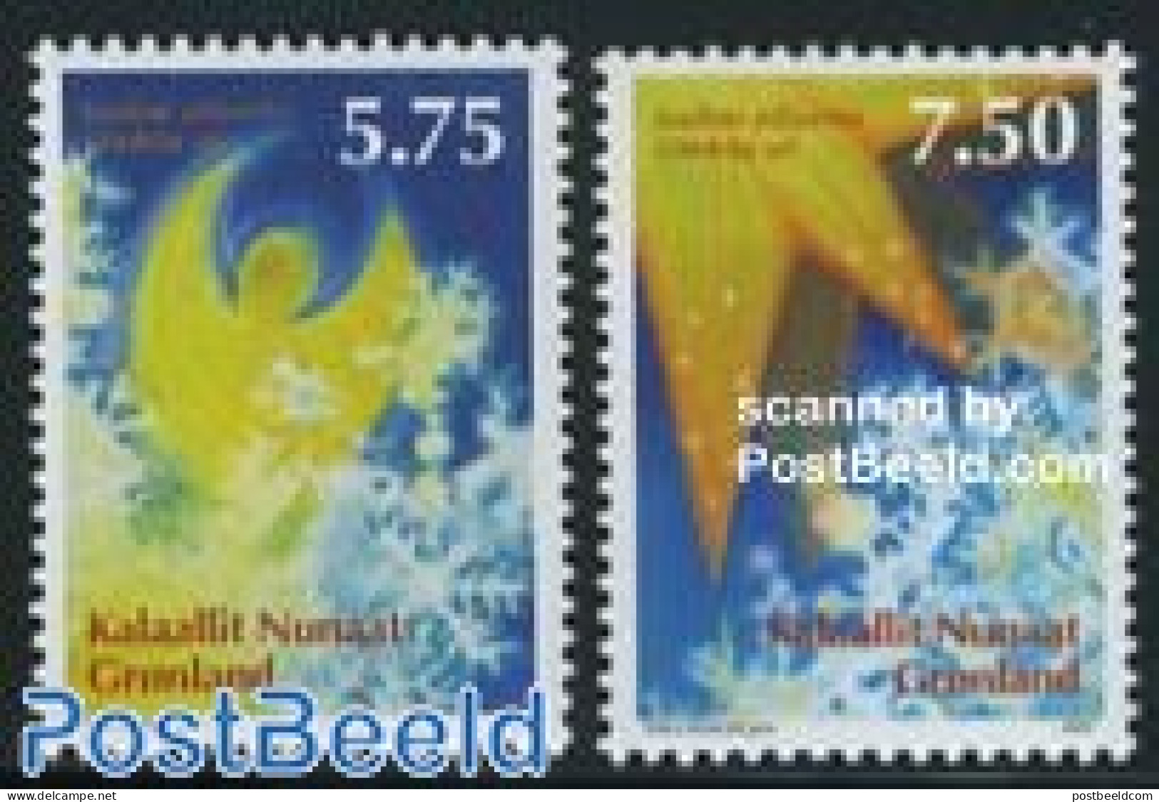Greenland 2007 Christmas 2v, Mint NH, Religion - Christmas - Unused Stamps