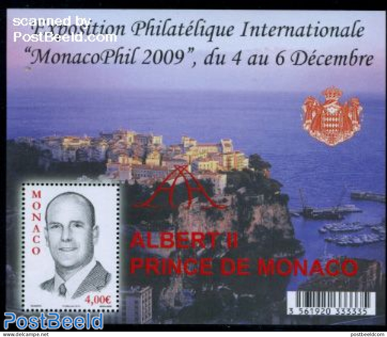 Monaco 2009 Monacophil 2009 S/s, Mint NH, Philately - Unused Stamps