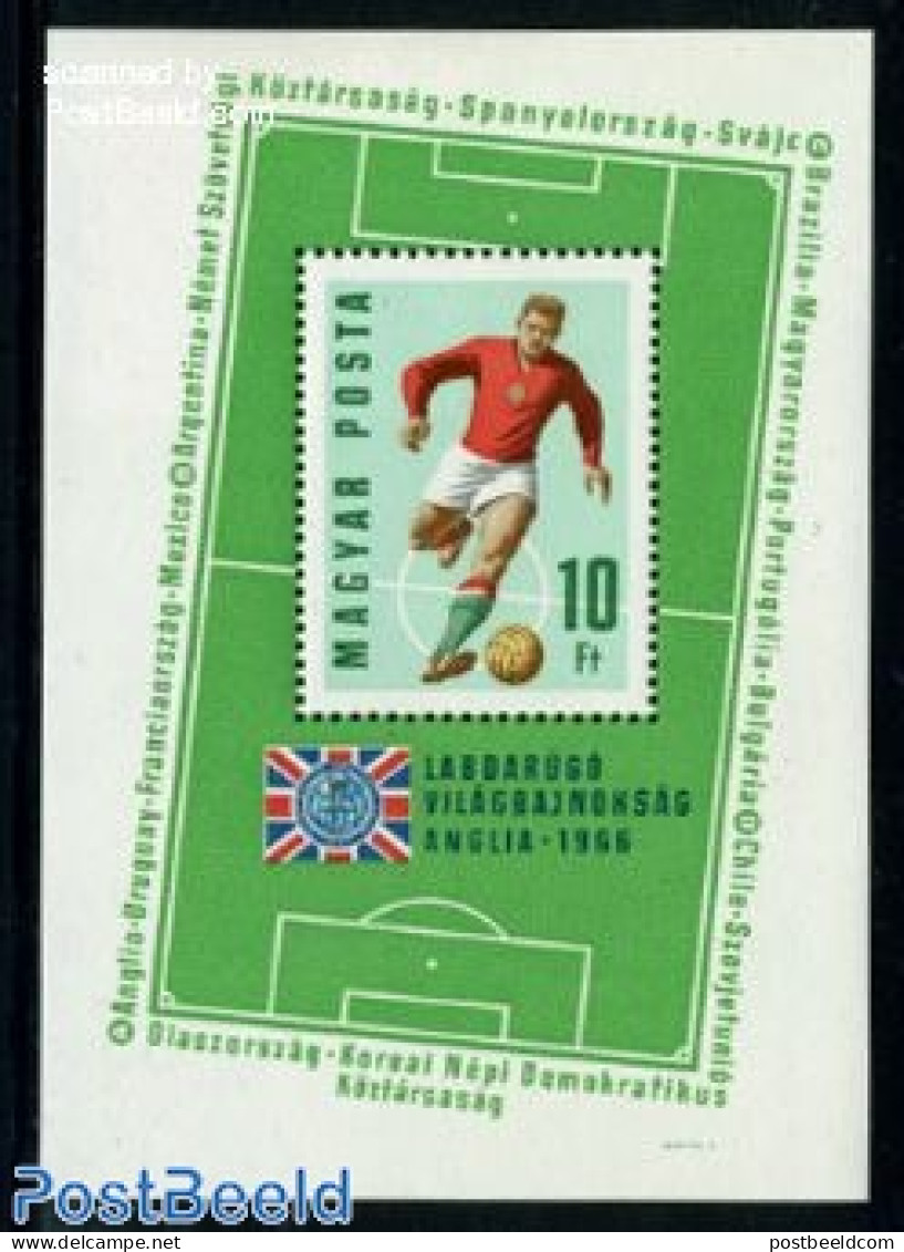 Hungary 1966 World Cup Football S/s, Mint NH, Sport - Football - Nuevos