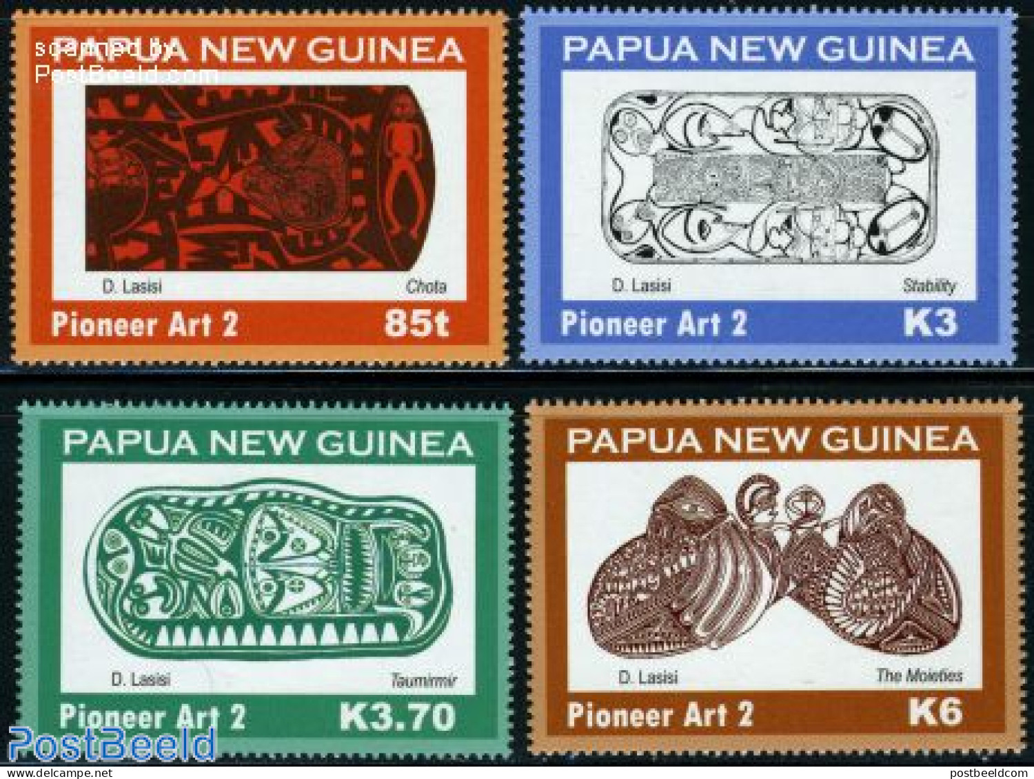 Papua New Guinea 2009 Art 4v, Mint NH - Papouasie-Nouvelle-Guinée