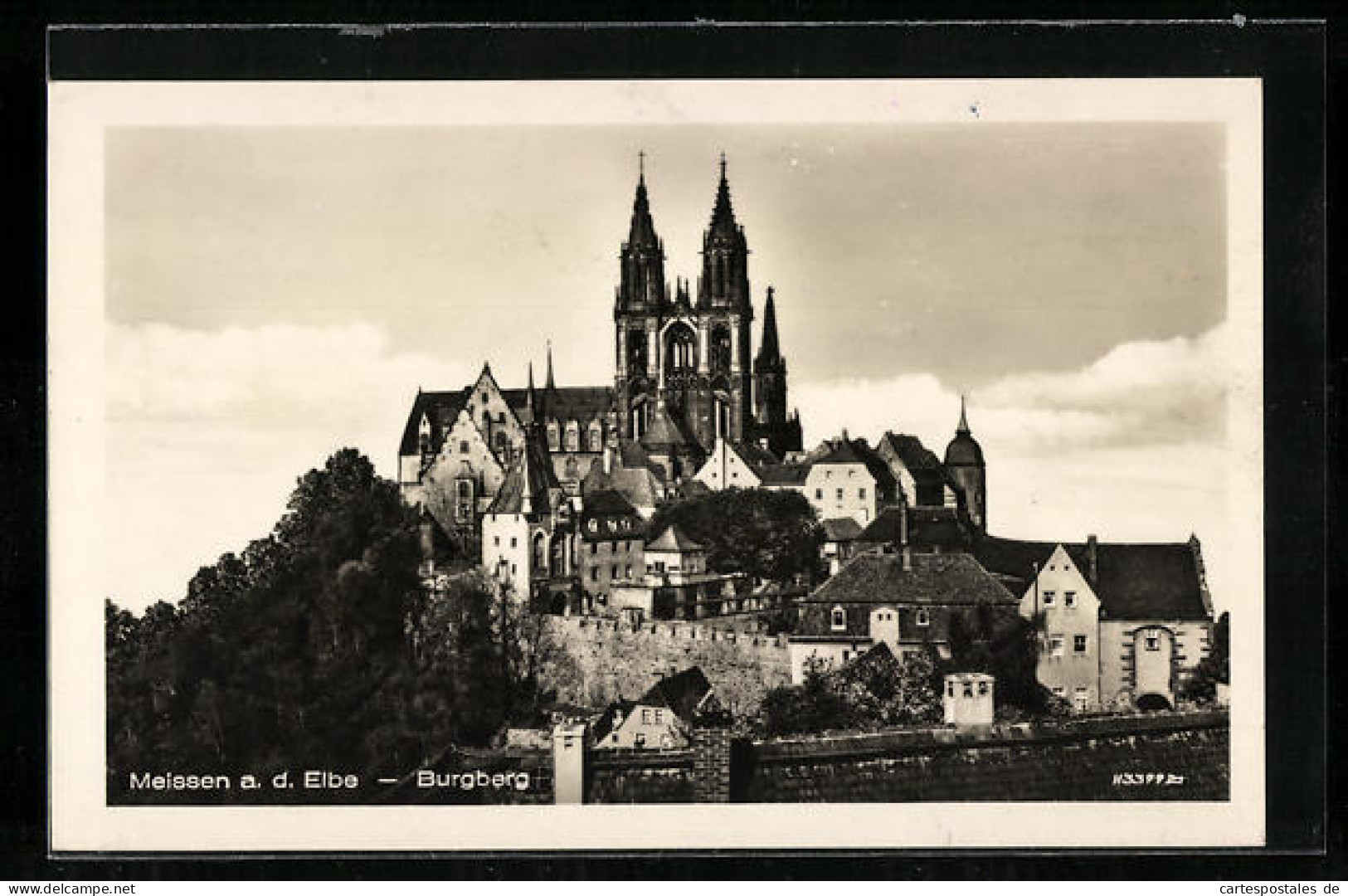 AK Meissen A. D. Elbe, Ansicht Des Burgbergs  - Meissen