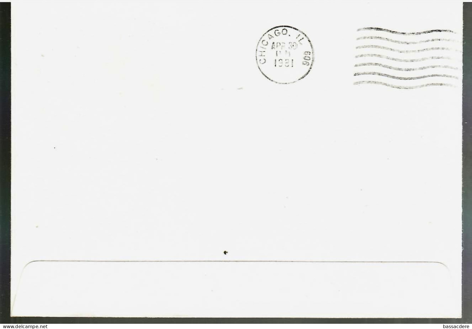 79657 -  ZÜRICH  -  CHICAGO 1981 - Erst- U. Sonderflugbriefe