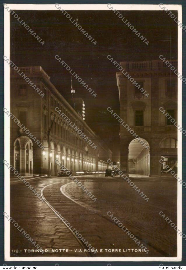 Torino Città Via Roma Foto FG Cartolina ZF0254 - Sonstige & Ohne Zuordnung