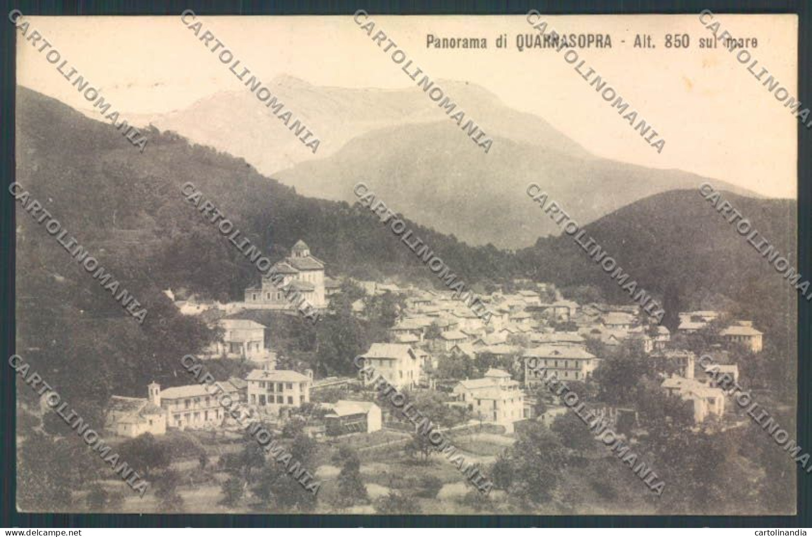 Verbania Quarna Sopra Cartolina ZQ8872 - Verbania