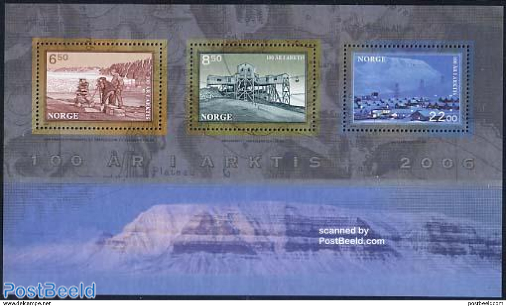 Norway 2006 100 Years In Antarctica S/s, Mint NH, Science - The Arctic & Antarctica - Ongebruikt