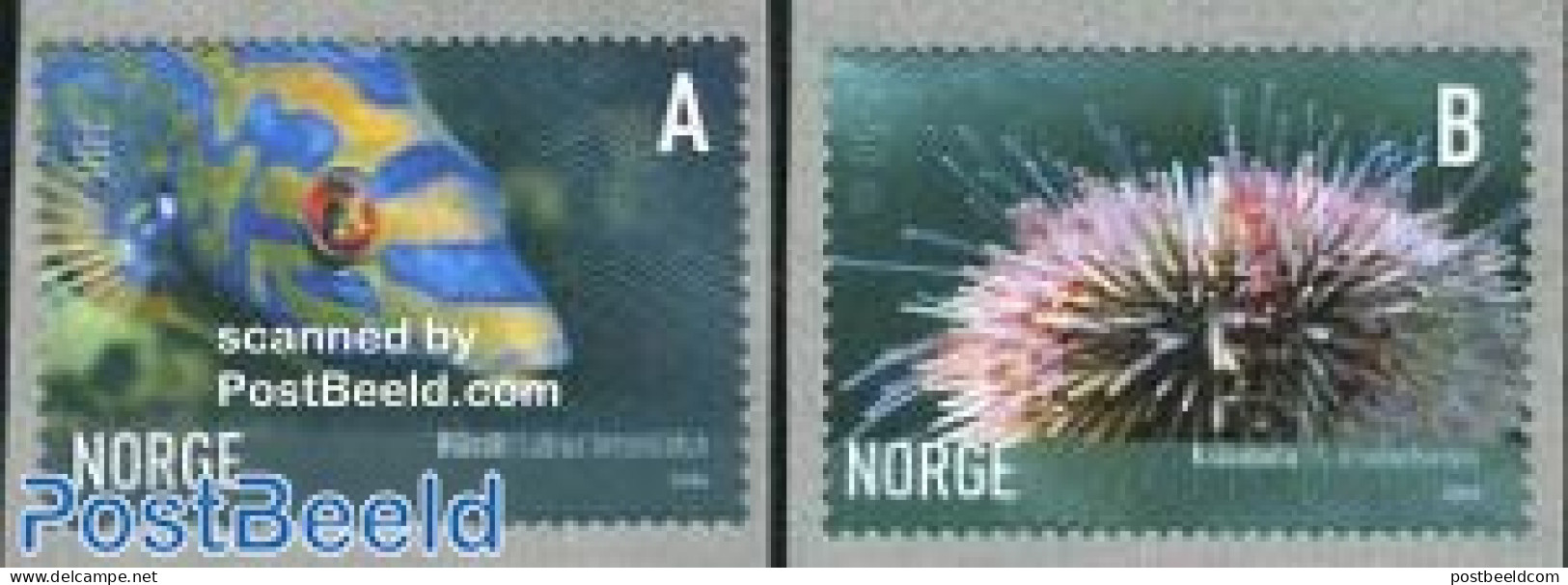 Norway 2006 Marine Life 2v S-a, Mint NH, Nature - Fish - Unused Stamps