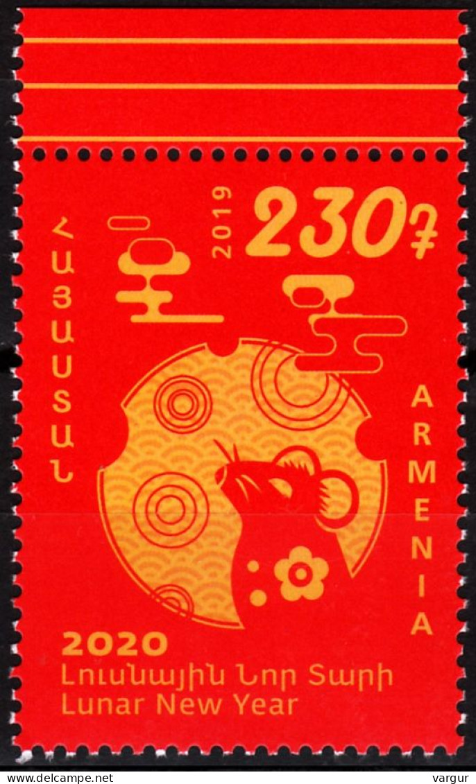 ARMENIA 2019-29 Chinese New Year Of The Rat, MNH - Año Nuevo Chino