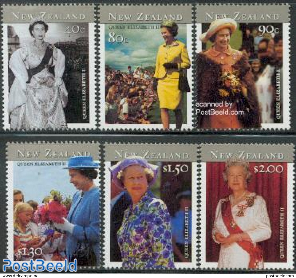 New Zealand 2001 Royal Visit 6v, Mint NH, History - Kings & Queens (Royalty) - Unused Stamps