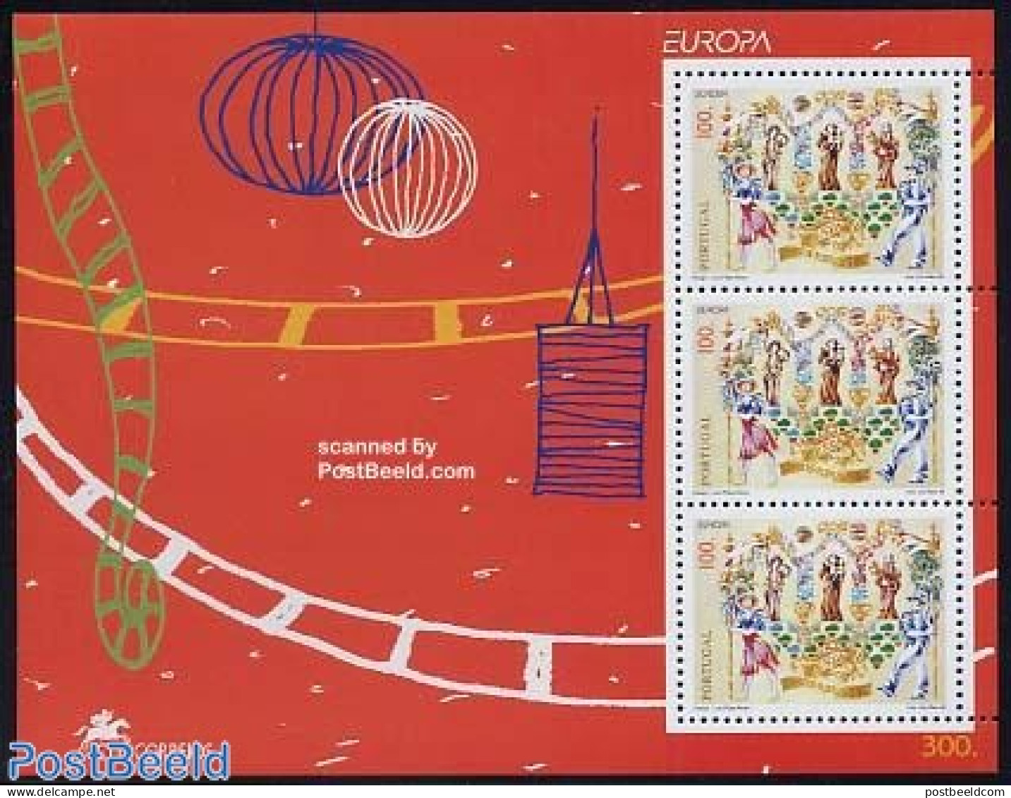 Portugal 1998 Europa, Festivals S/s, Mint NH, History - Various - Europa (cept) - Folklore - Ungebraucht