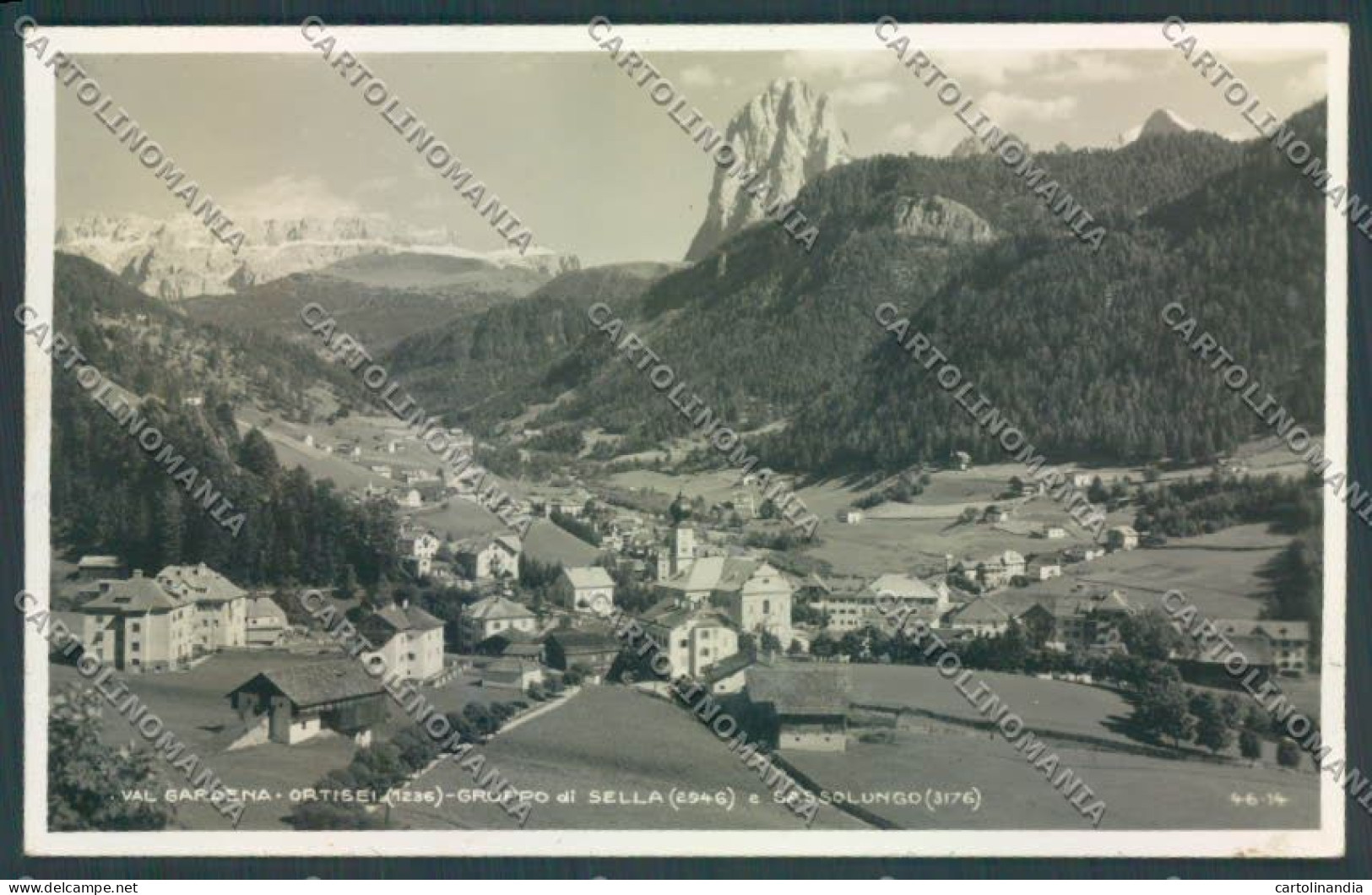 Bolzano Ortisei Foto Cartolina ZT9774 - Bolzano (Bozen)