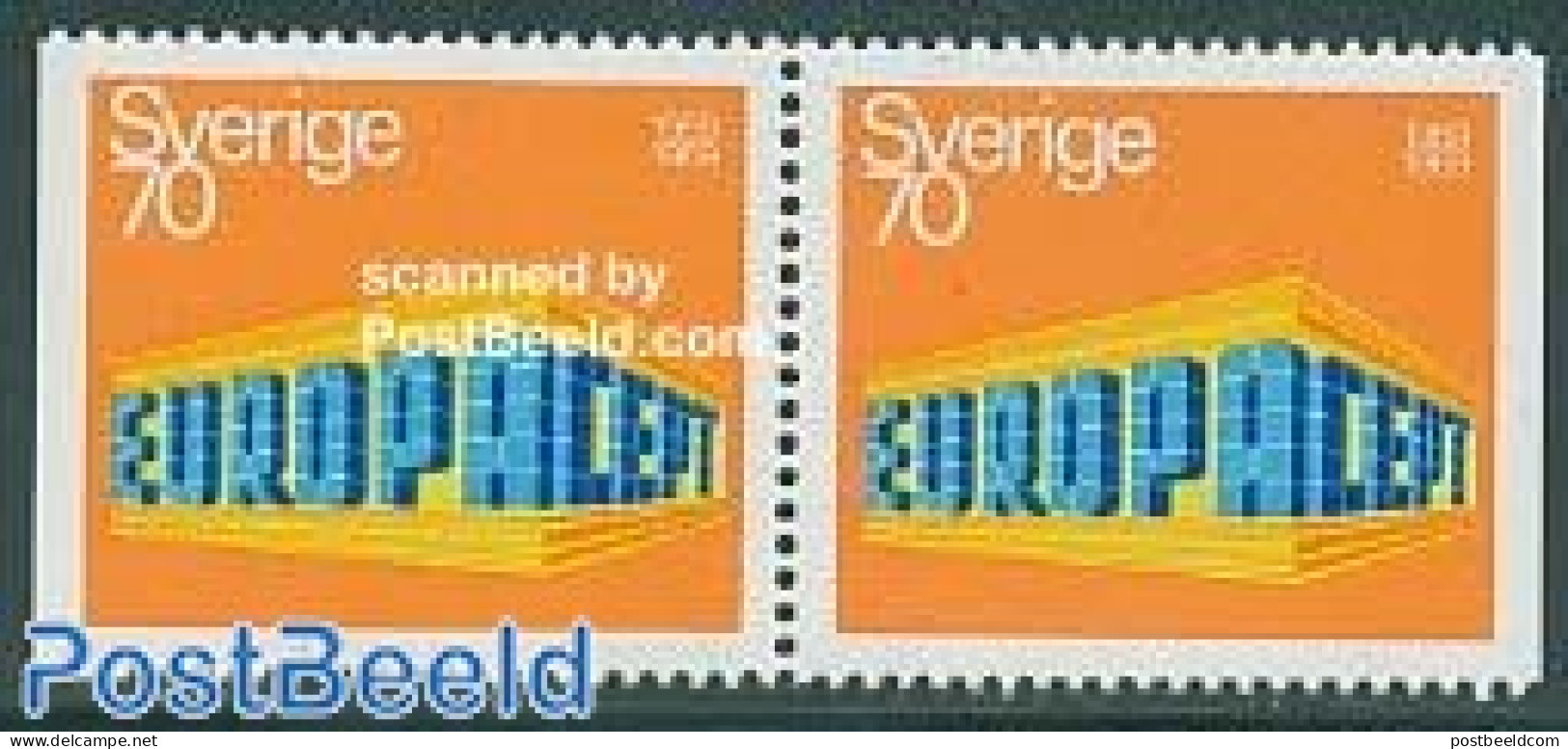 Sweden 1969 Europa Booklet Pair[:], Mint NH, History - Europa (cept) - Nuovi