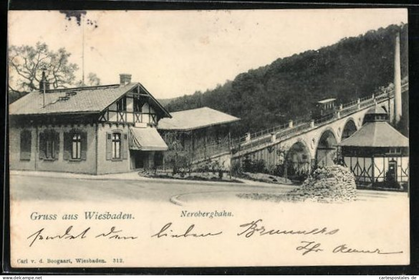 AK Wiesbaden, Nerobergbahn  - Wiesbaden