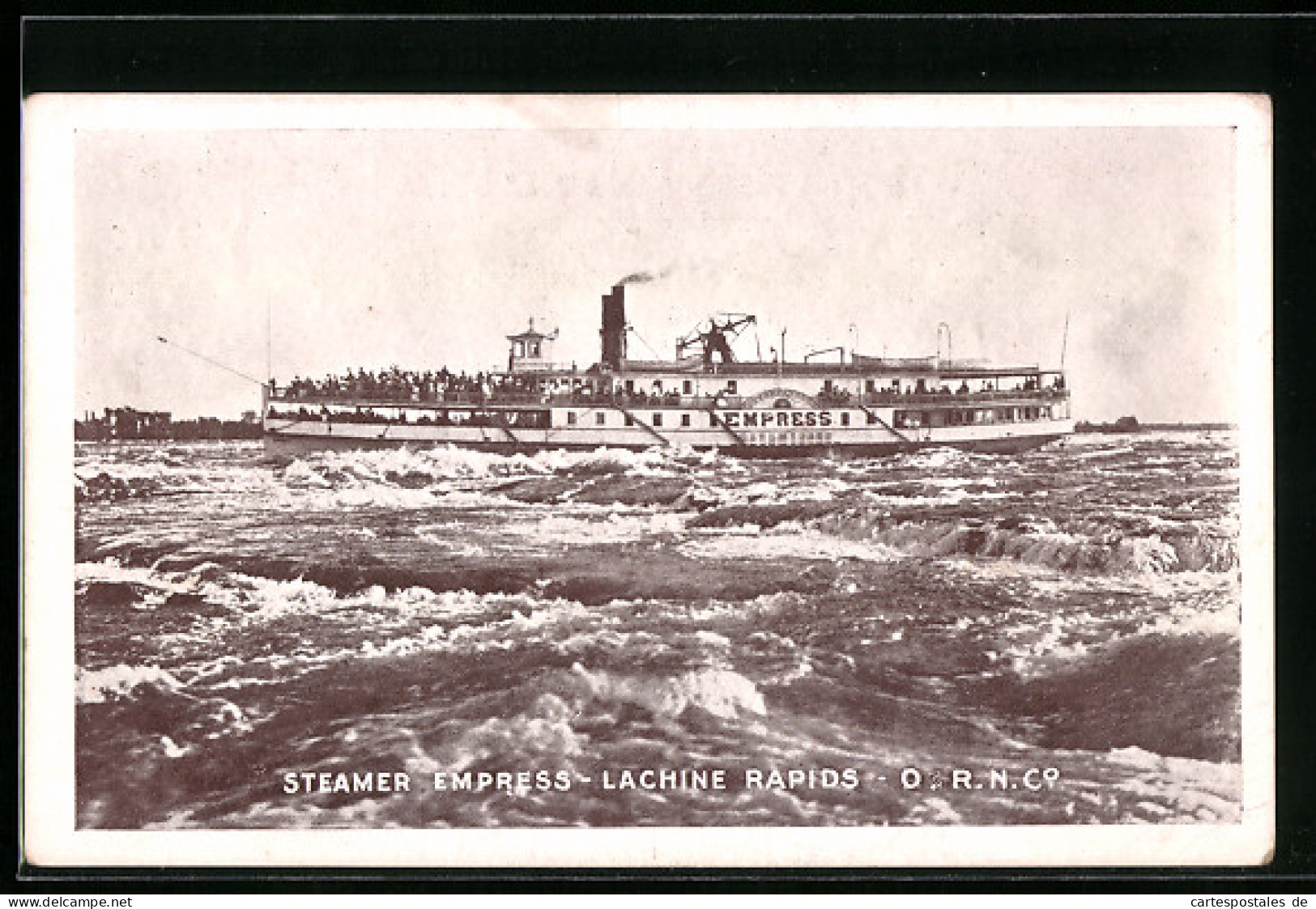 AK Steamer Empress, Lachine Rapids  - Dampfer