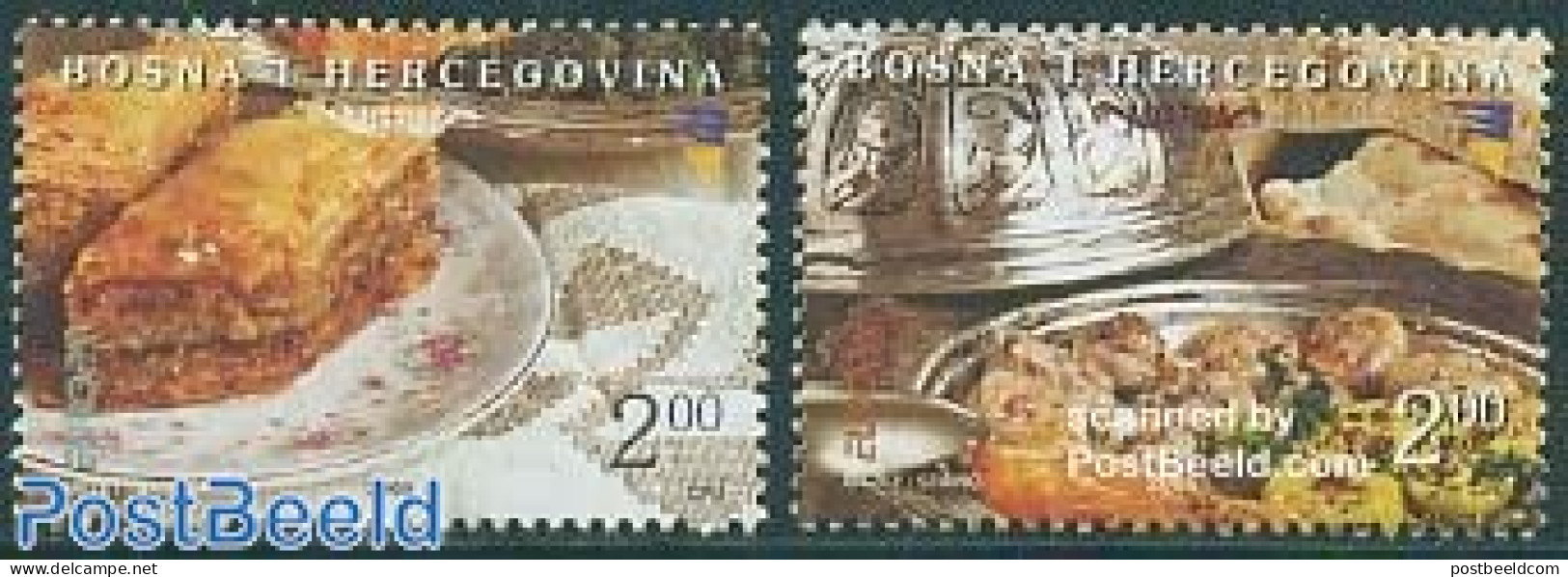 Bosnia Herzegovina 2005 Europa, Gastronomy 2v, Mint NH, Health - History - Food & Drink - Europa (cept) - Ernährung