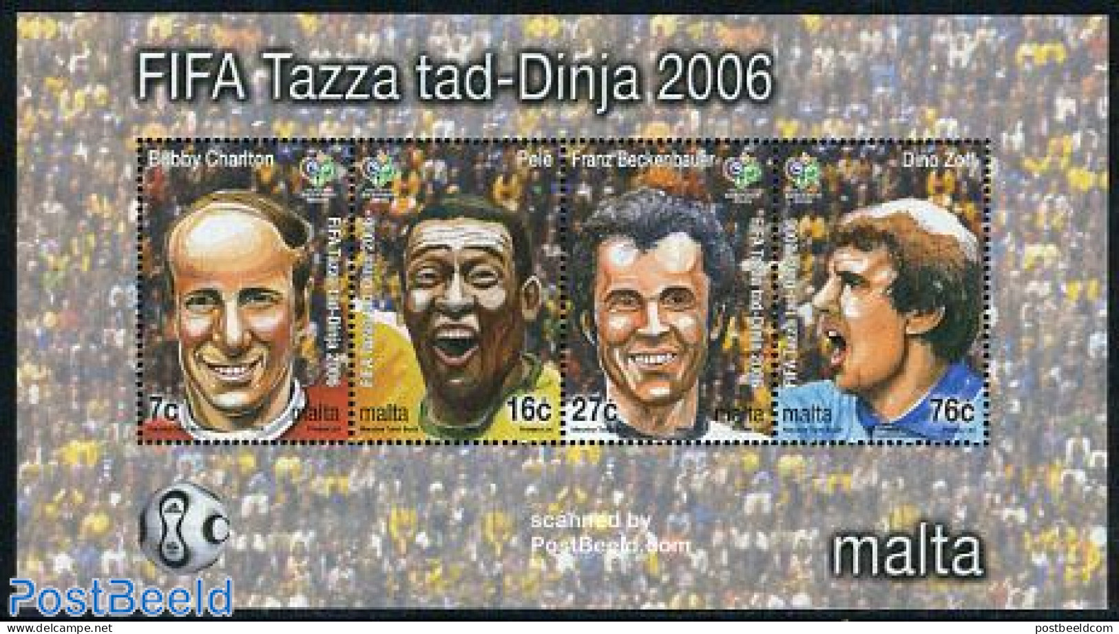 Malta 2006 World Cup Football Germany S/s, Mint NH, Sport - Football - Malte