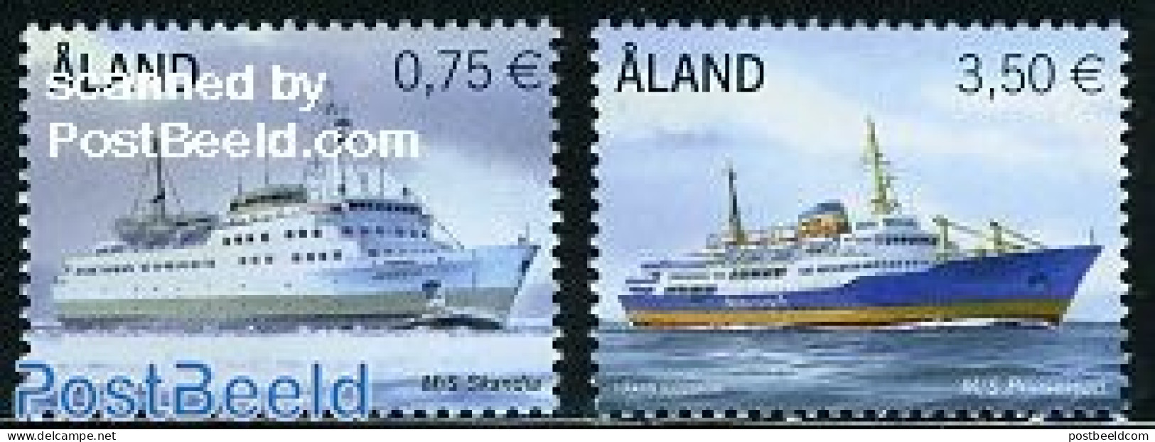 Aland 2010 Passenger Ferries 2v, Mint NH, Transport - Ships And Boats - Schiffe