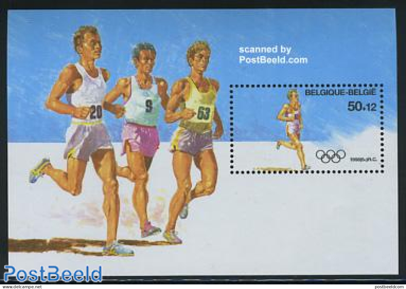 Belgium 1988 Olympic Games Seoul S/s, Mint NH, Sport - Athletics - Olympic Games - Ungebraucht