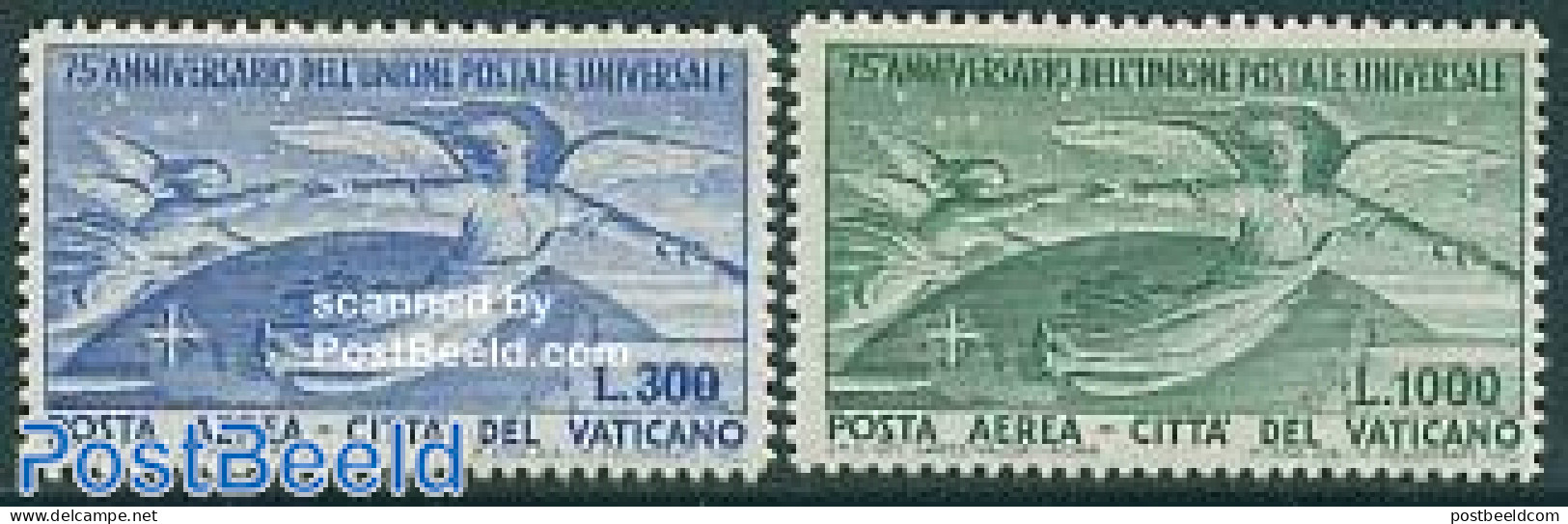 Vatican 1949 75 Years UPU 2v, Mint NH, U.P.U. - Ongebruikt