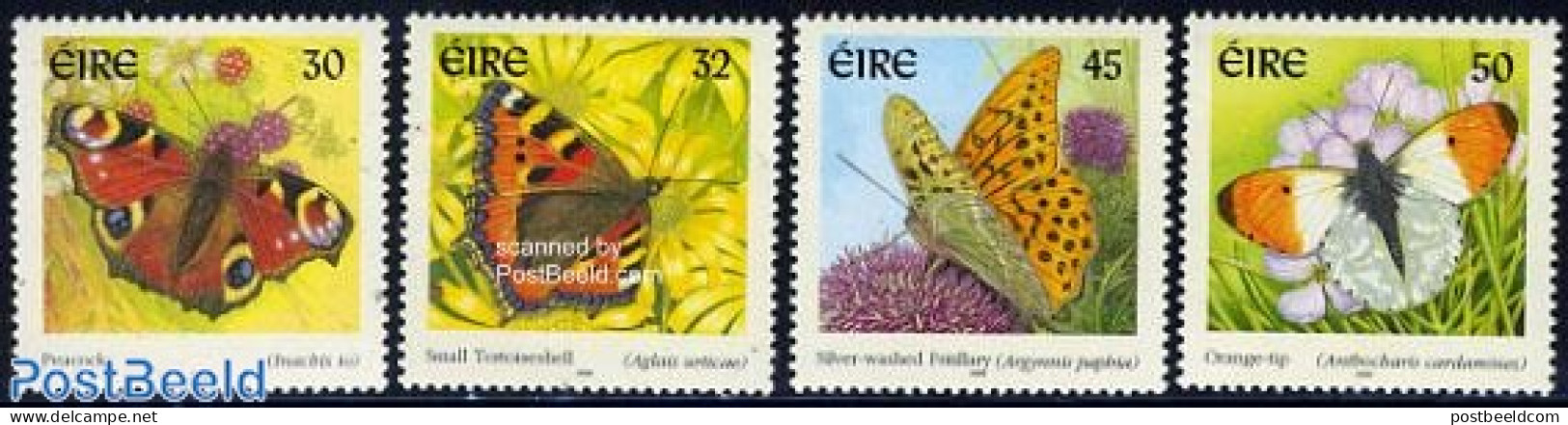 Ireland 2000 Butterflies 4v, Mint NH, Nature - Butterflies - Ungebraucht