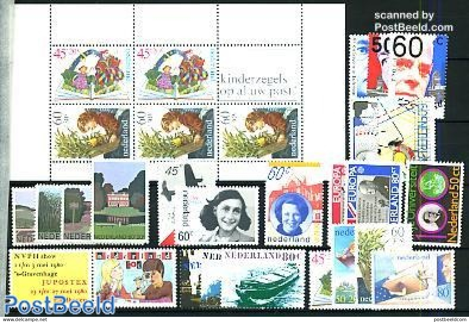 Netherlands 1980 Yearset 1980 (23v+1s/s), Mint NH, Various - Yearsets (by Country) - Ongebruikt