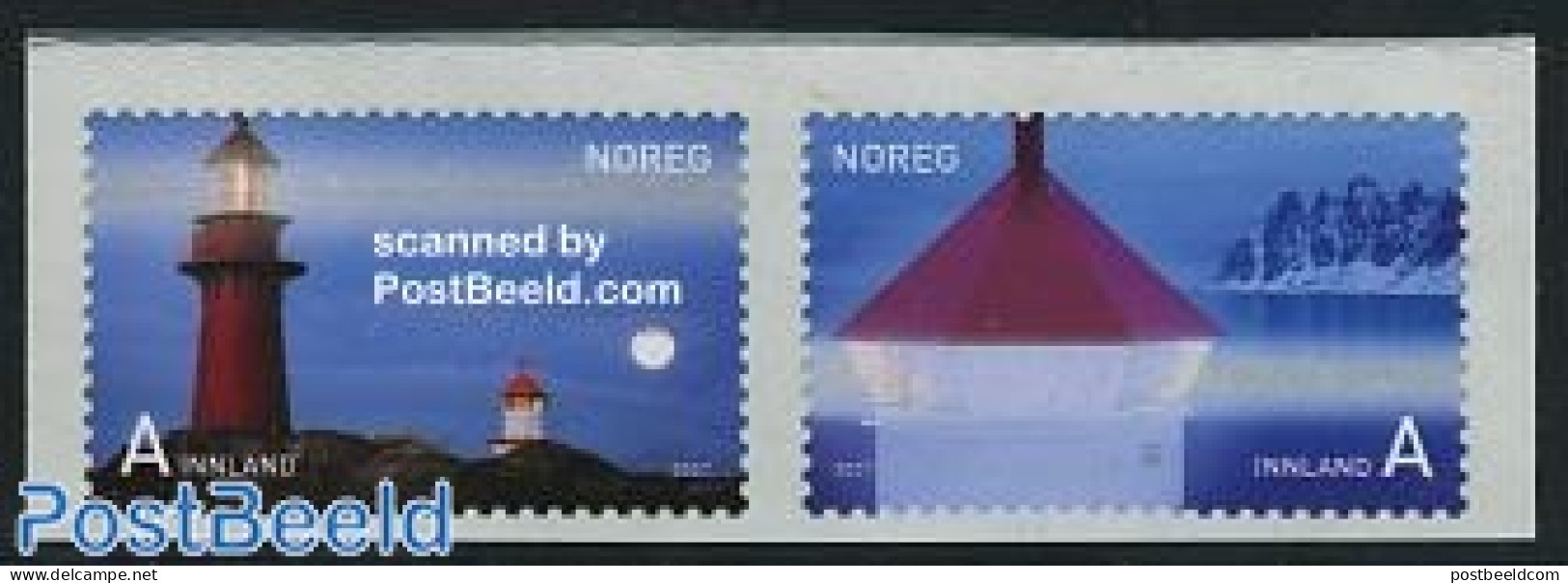 Norway 2007 Lighthouses 2v S-a, Mint NH, Various - Lighthouses & Safety At Sea - Ongebruikt