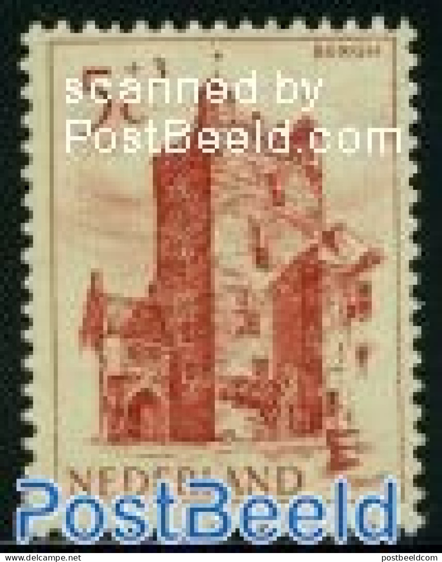 Netherlands 1951 5+3c, Bergh Castle, S-Heerenberg, Mint NH, Art - Castles & Fortifications - Nuevos