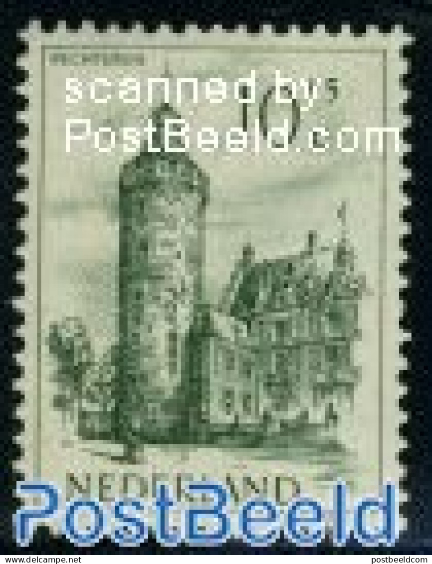Netherlands 1951 10+5c, Castle Rechteren, Dalfsen, Mint NH, Art - Castles & Fortifications - Nuovi