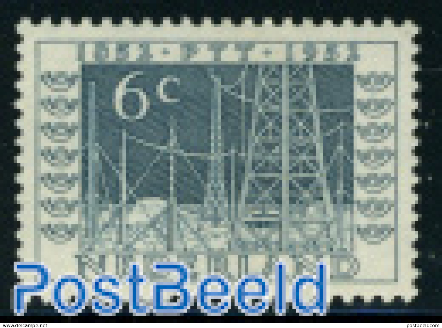 Netherlands 1952 6c Radio Towers, Mint NH - Nuovi