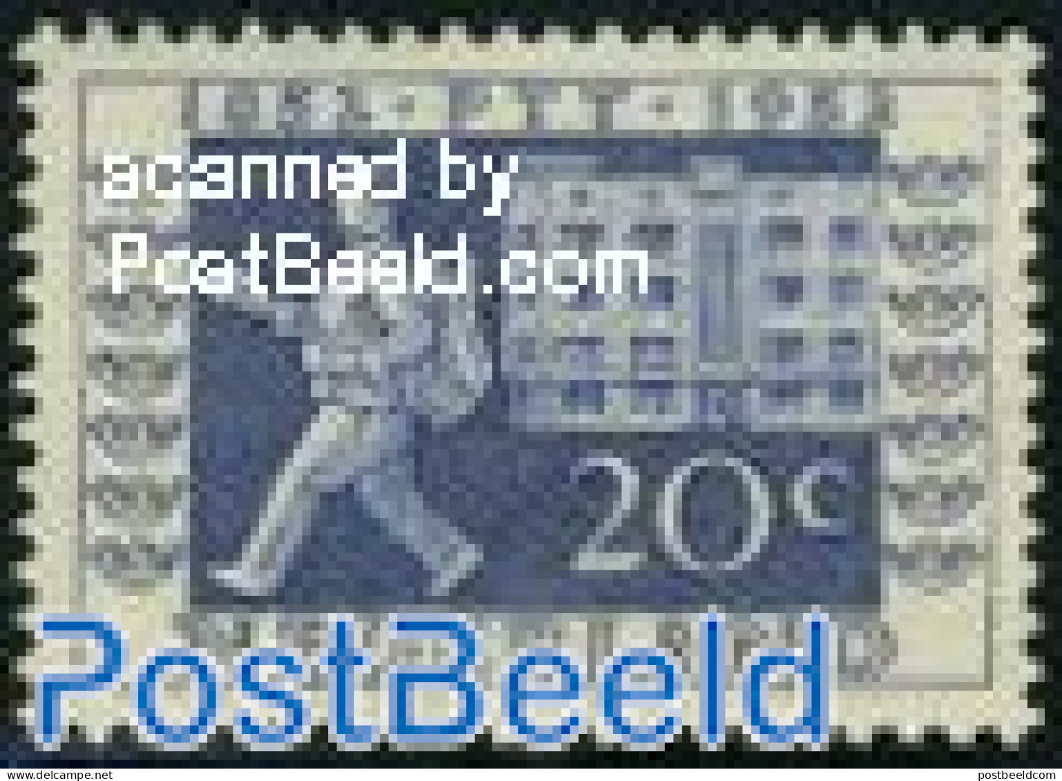 Netherlands 1952 20c Post In 1952, Stamp Out Of Set, Mint NH - Ungebraucht