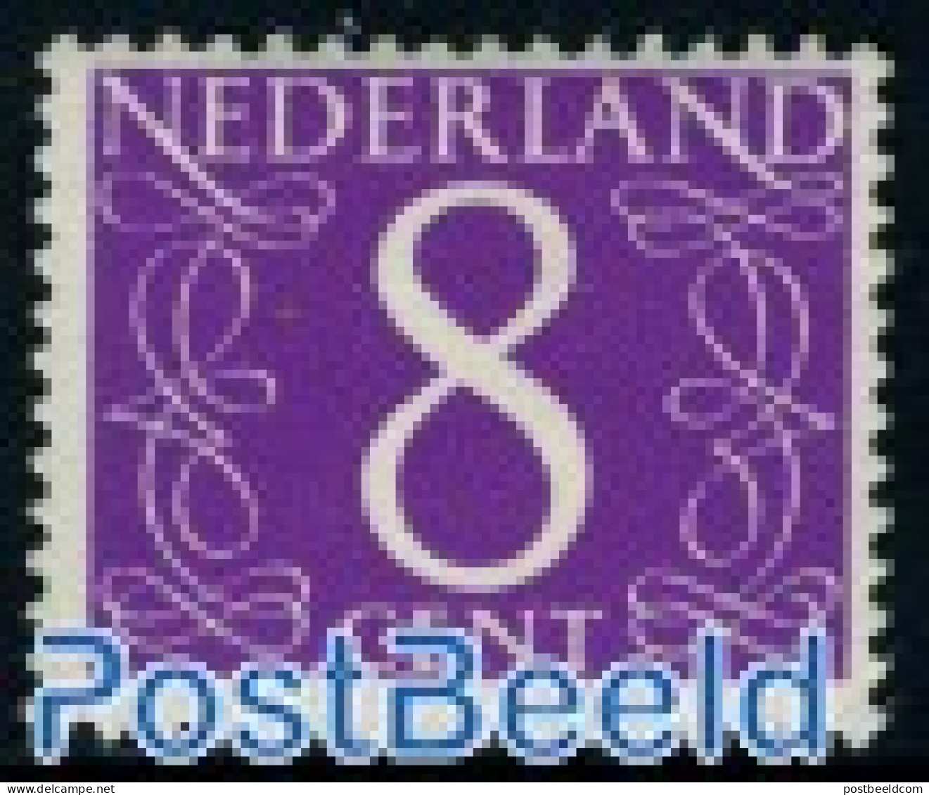 Netherlands 1962 8c, Fluorescend Paper, Stamp Out Of Set, Mint NH - Nuovi