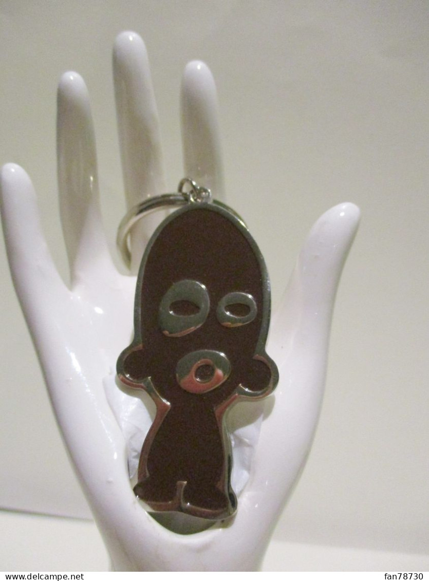 Porte-clefs Métal "Bonhomme Chocolat" - Frais Du Site Déduits - Key-rings