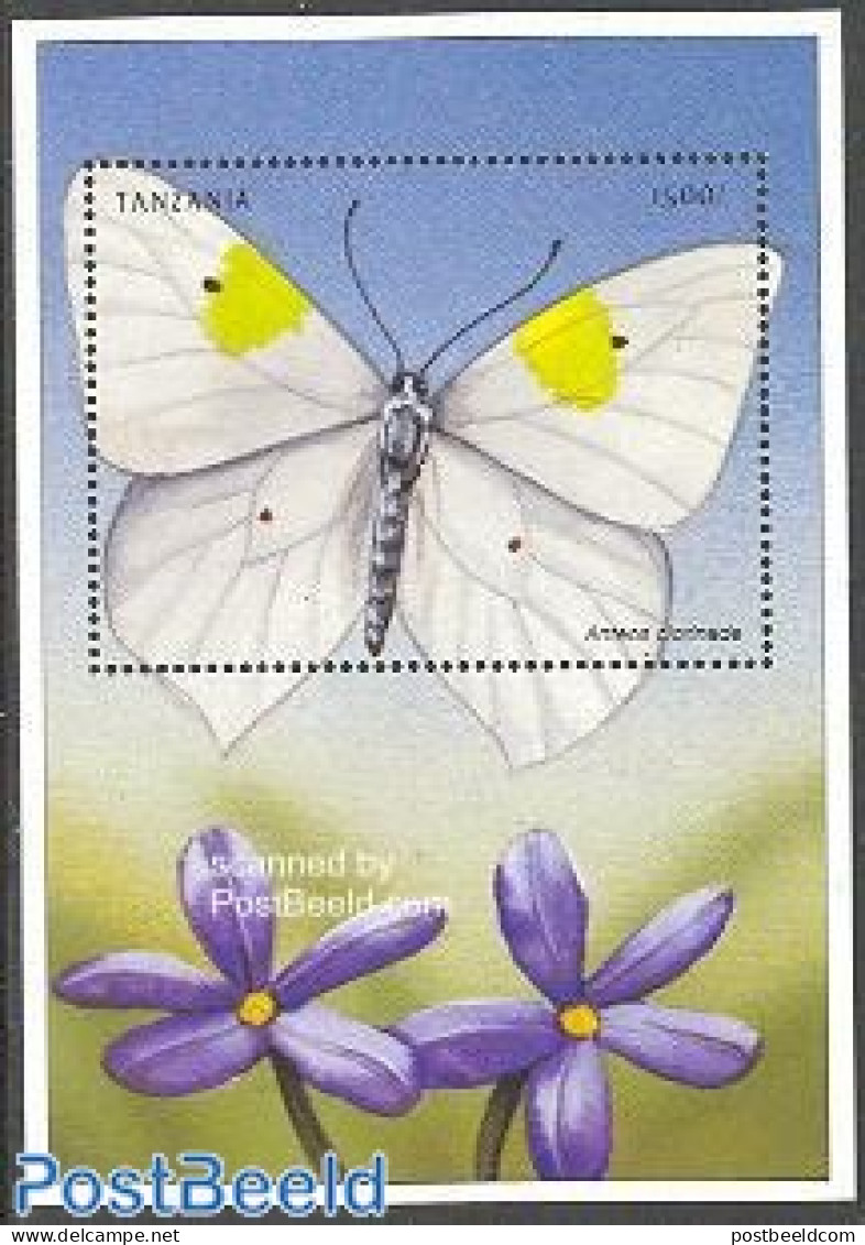 Tanzania 1999 Anteos Clorinade S/s, Mint NH, Nature - Butterflies - Tansania (1964-...)