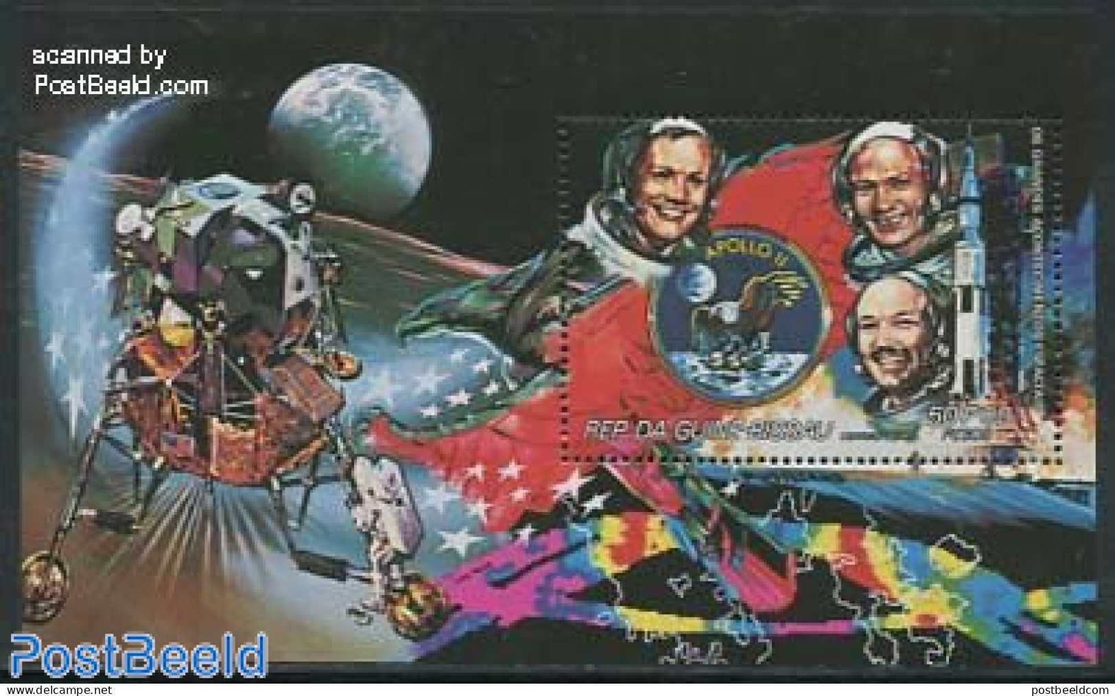 Guinea Bissau 1981 Space Exploration S/s, Mint NH, Transport - Space Exploration - Guinée-Bissau