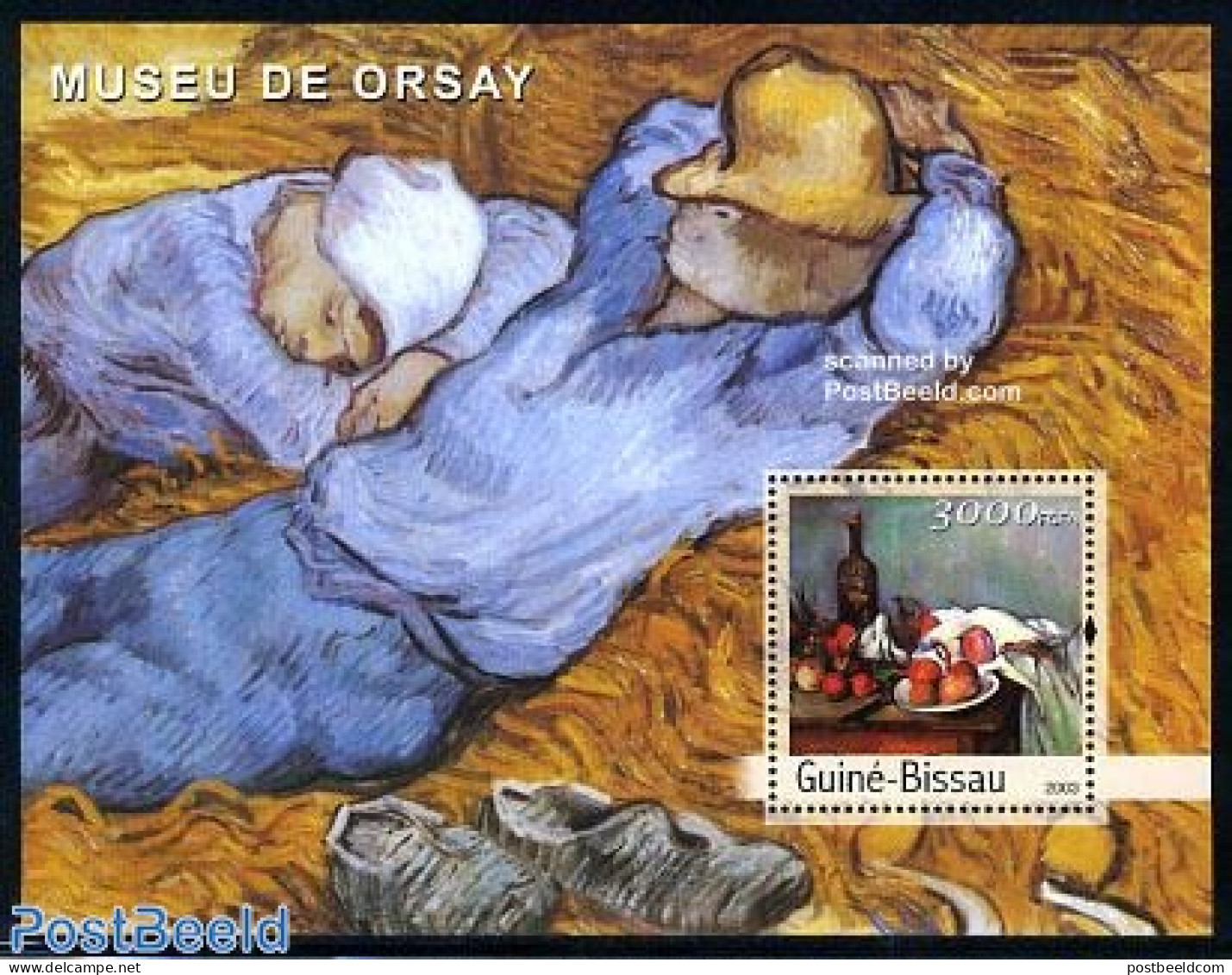 Guinea Bissau 2003 Orsay Museum S/s, Mint NH, Art - Modern Art (1850-present) - Museums - Paintings - Vincent Van Gogh - Museums