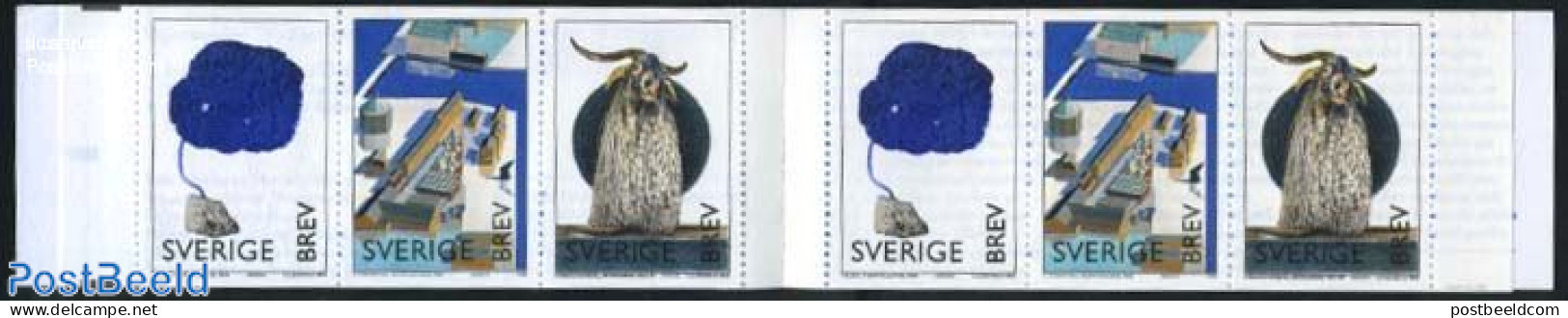 Sweden 1998 Modern Museum Booklet, Mint NH, Stamp Booklets - Art - Modern Art (1850-present) - Museums - Unused Stamps