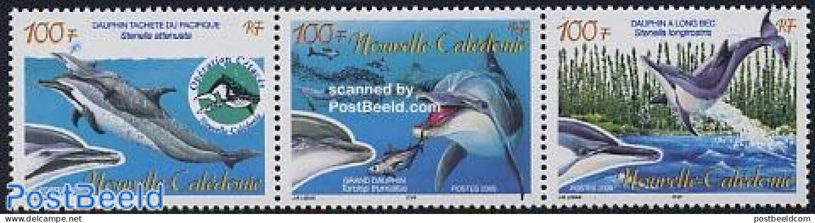 New Caledonia 2005 Sea Mammals 3v [::], Mint NH, Nature - Sea Mammals - Unused Stamps