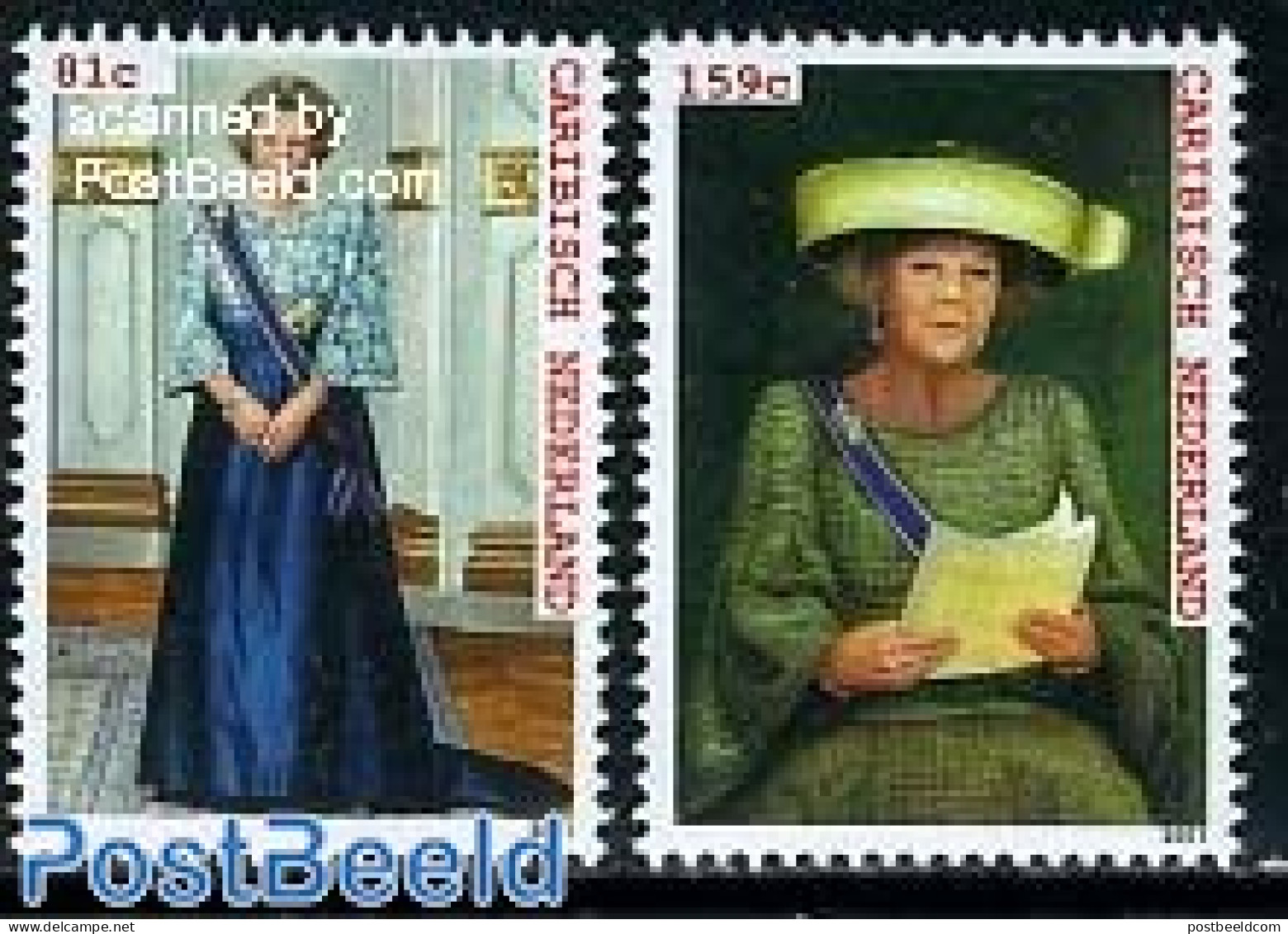 Dutch Caribbean 2011 Royal Visit 2v, Mint NH, History - Kings & Queens (Royalty) - Royalties, Royals