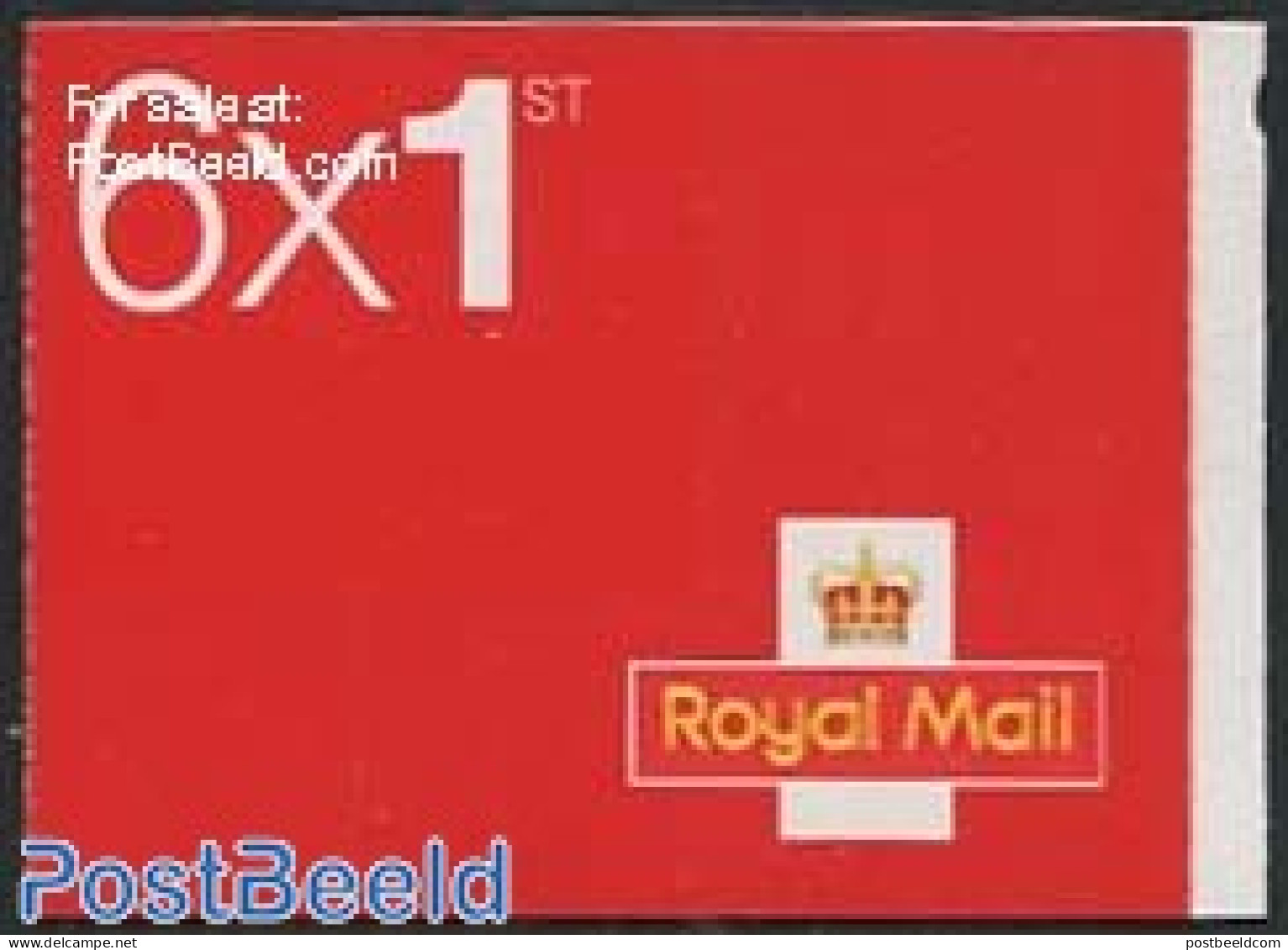 Great Britain 2013 6x1 Stamp Booklet, Mint NH, Stamp Booklets - Nuovi