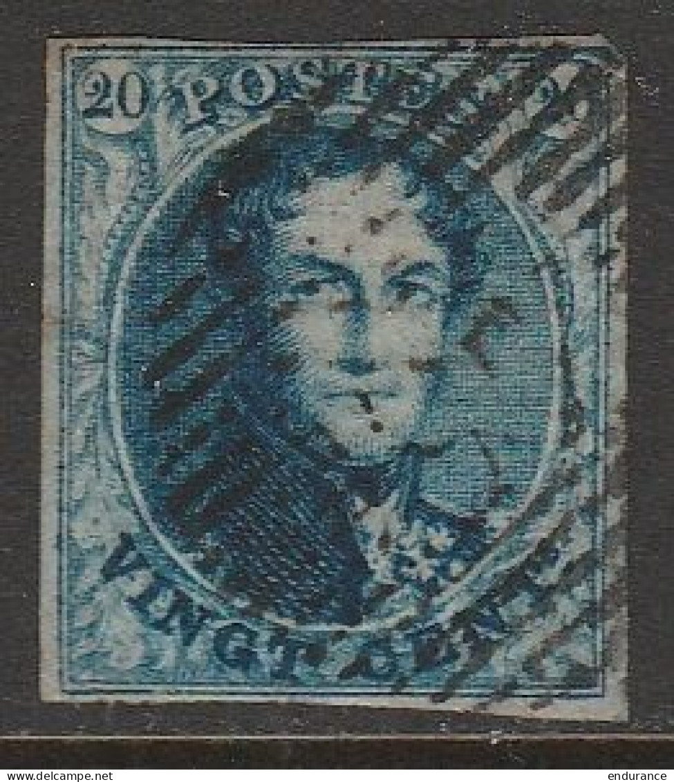 Belgique - N°4 Obl. P? - Margé - 1849-1850 Médaillons (3/5)