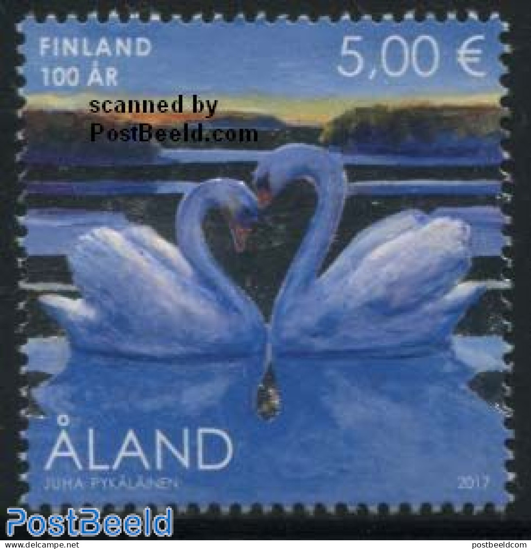 Aland 2017 Finland 100 Years 1v, Mint NH, Nature - Birds - Ålandinseln