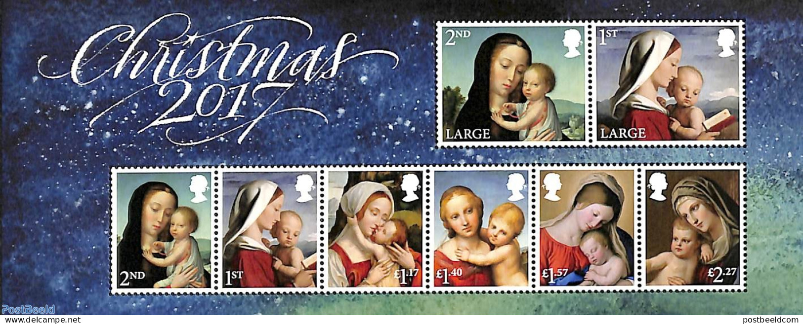Great Britain 2017 Christmas S/s, Mint NH, Religion - Christmas - Unused Stamps