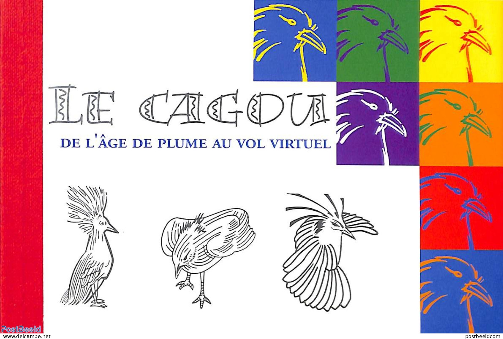 New Caledonia 2003 Le Cagou Booklet, Mint NH, Nature - Birds - Stamp Booklets - Neufs