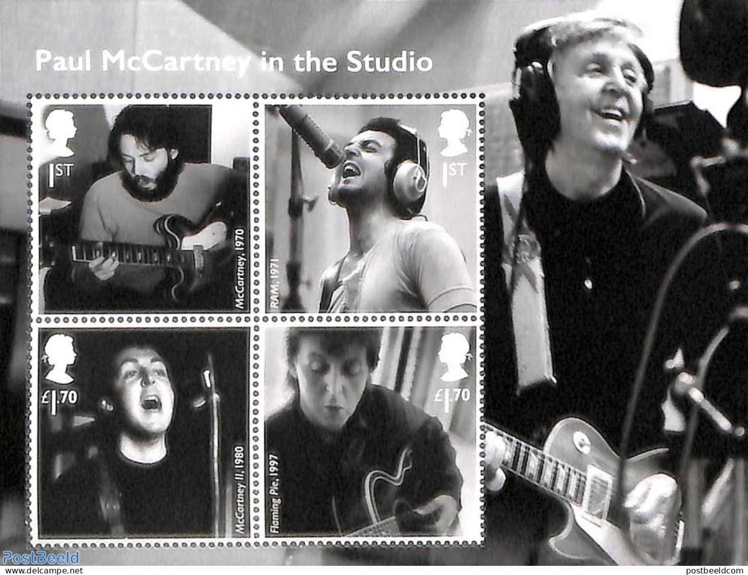 Great Britain 2021 Paul McCartney S/s, Mint NH, Performance Art - Music - Popular Music - Sonstige & Ohne Zuordnung