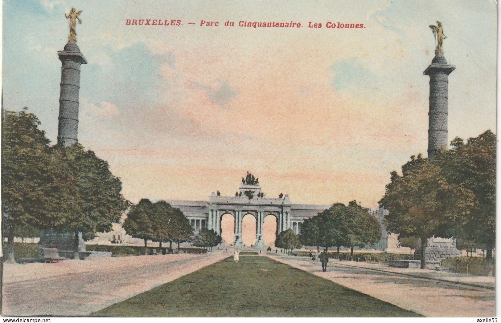 Bruxelles Belgique (10186) Parc Du Cinquantenaire. Les Colonnes - Plätze