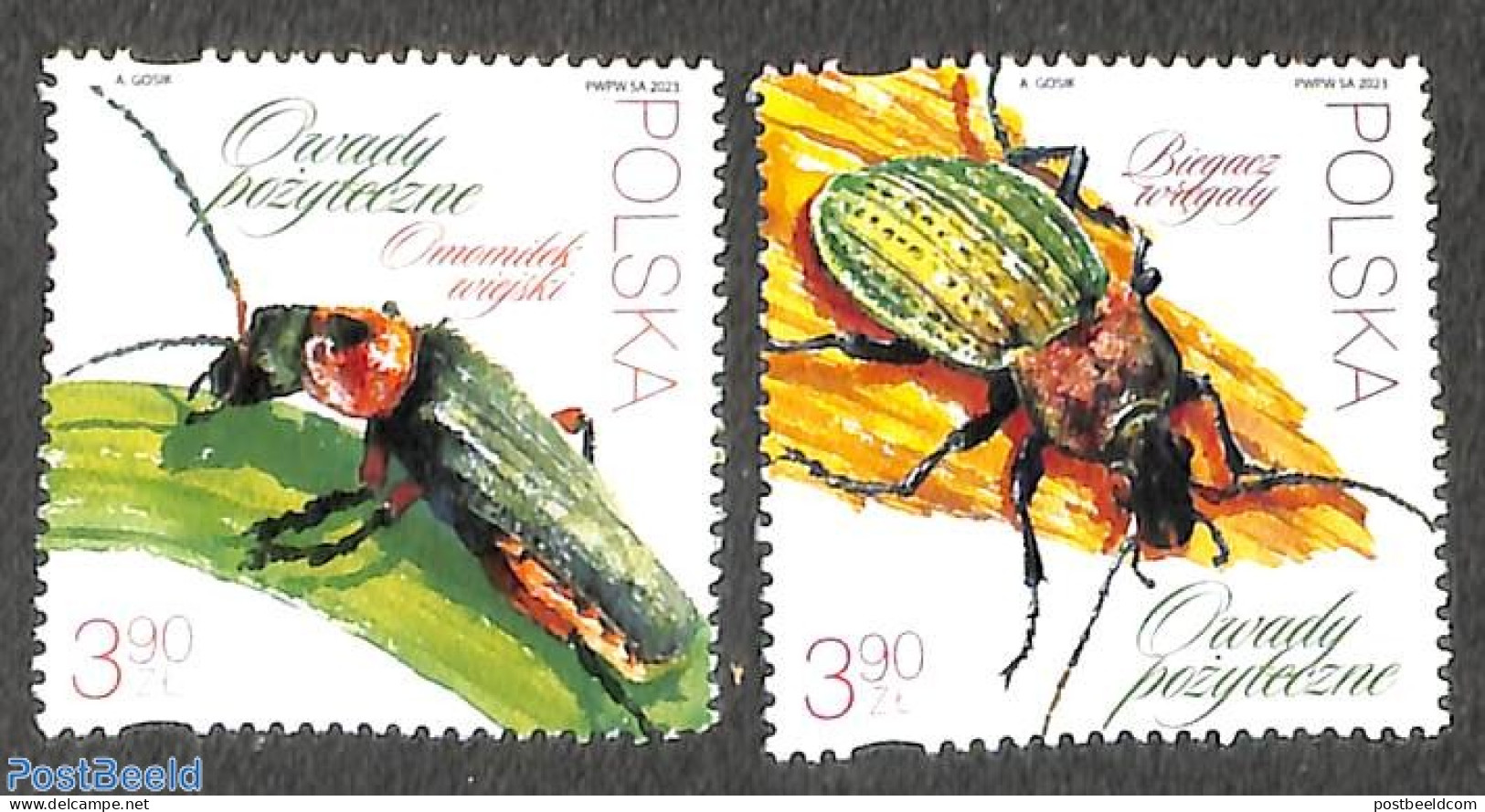 Poland 2023 Insects 2v, Mint NH, Nature - Insects - Nuevos