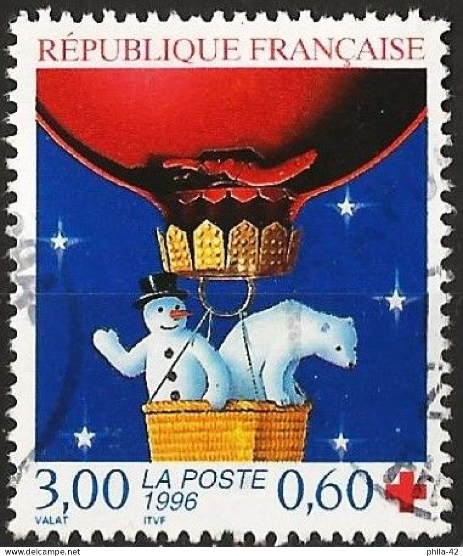 France 1996 - Mi 3039C - YT 3036a ( Red Cross - Christmas & New Year ) Perf. 13½ X 13 - Nuevos