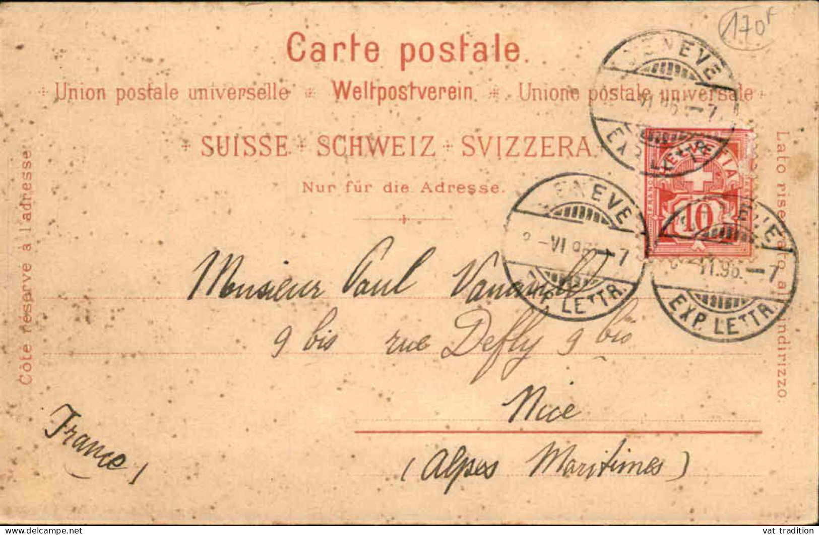 ÉVÉNEMENTS-  Carte Postale De L'Exposition Suisse En 1898 - L 152056 - Expositions