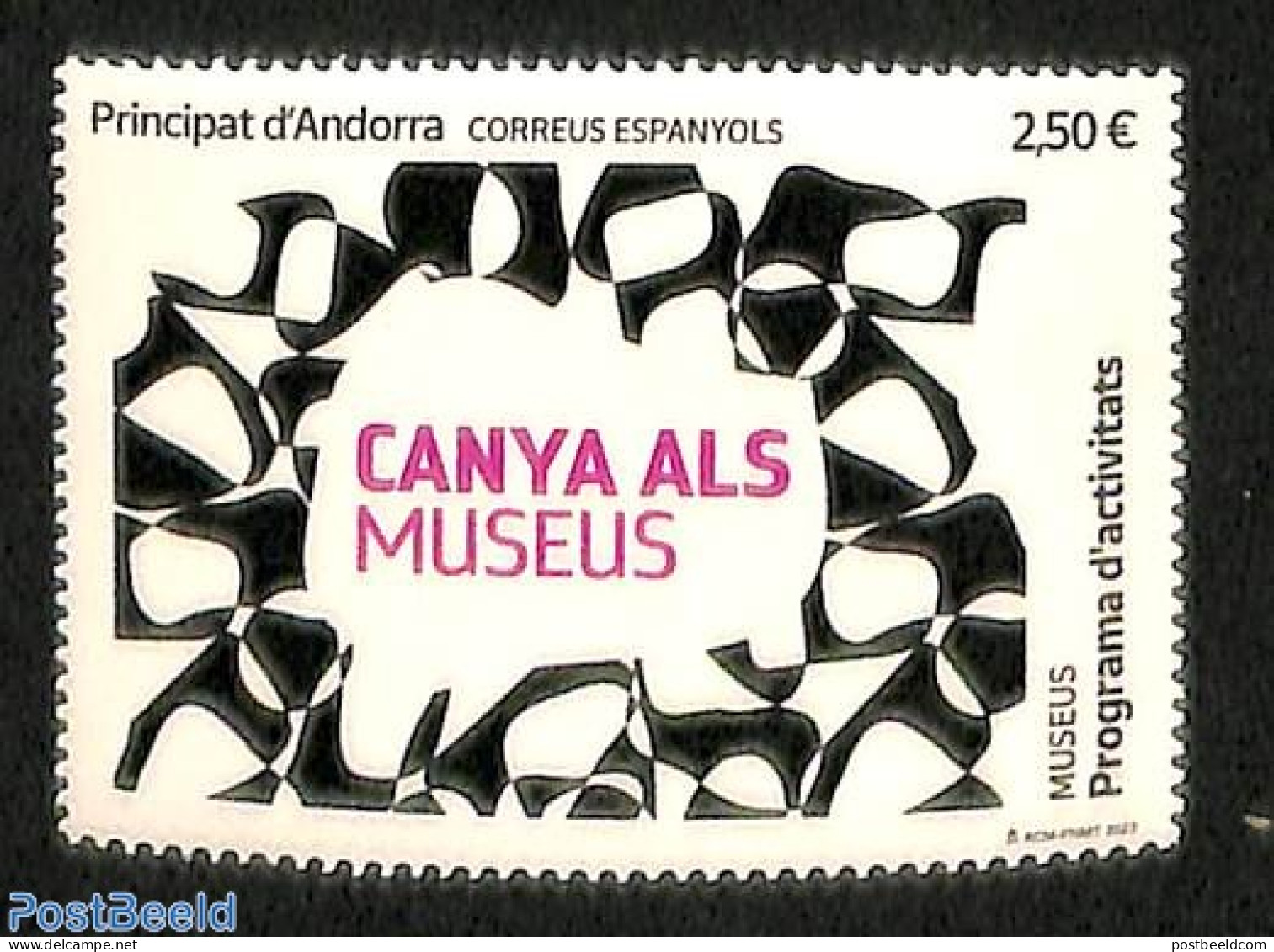 Andorra, Spanish Post 2023 Canya ALS Museum 1v, Mint NH, Art - Museums - Unused Stamps