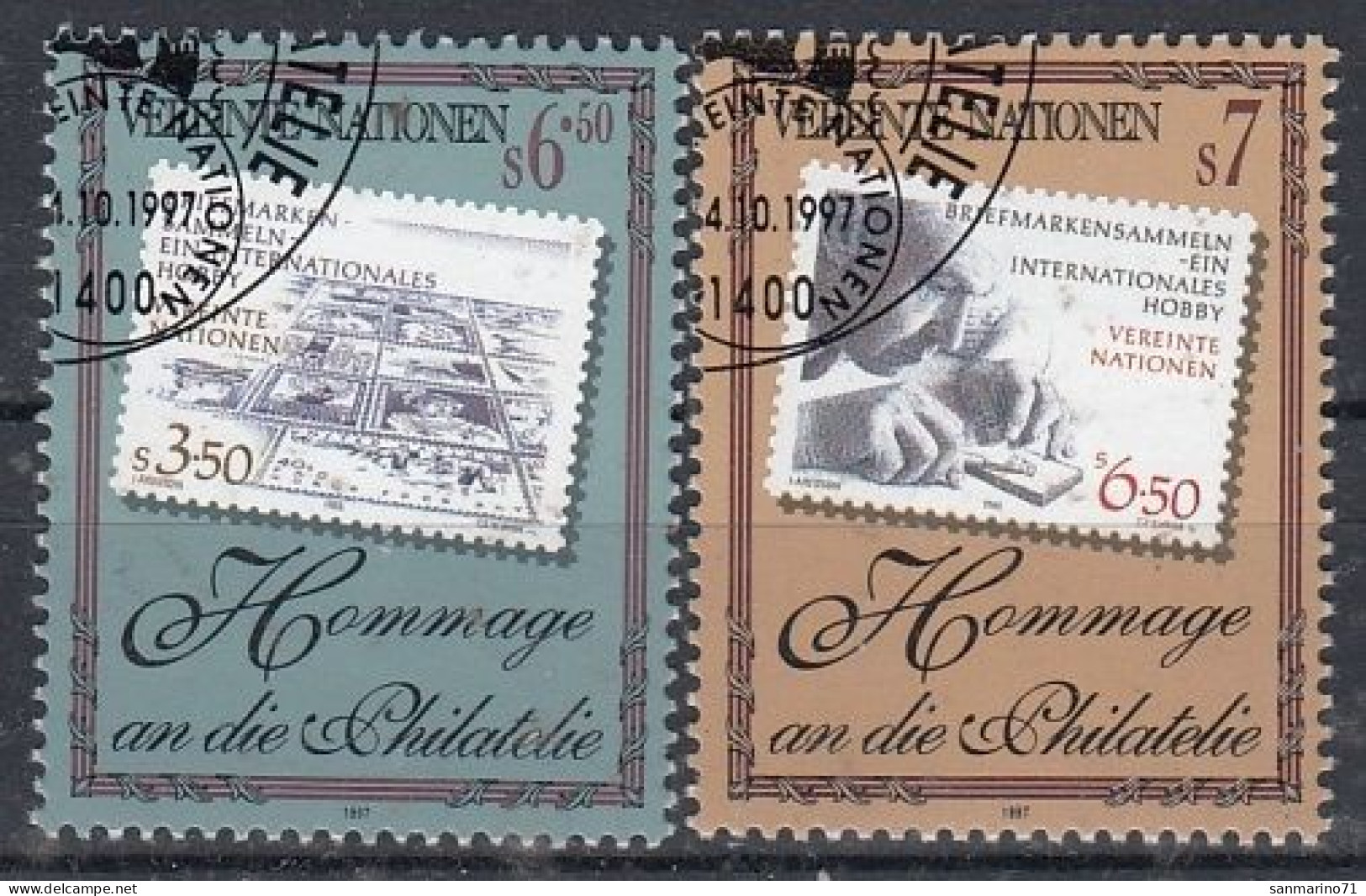 UNITED NATIONS Vienna 236-237,used - Gebruikt