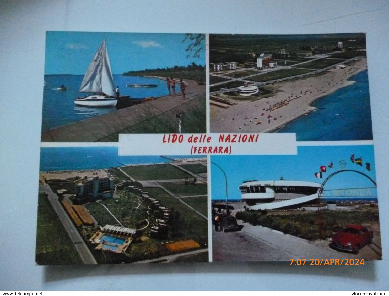 Cartolina  Viaggiata "LIDO DELLE NAZIONI"  Vedutine 1970 - Ferrara